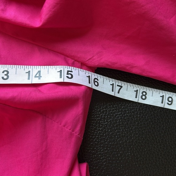Adelyn Rae SANDI POPLIN TIE BACK Mini Dress Fuschia Pink Sz XS NEW - Picture 11 of 12